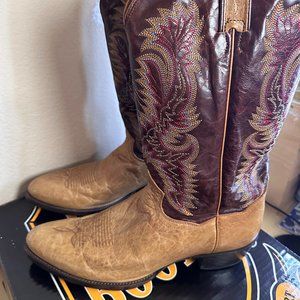 Men's Dan Post BISON 13" R Toe Cowboy Boots TAN 11